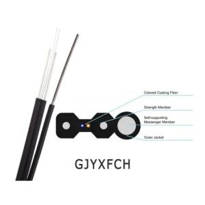 Wholesale PVC or LSZH Jacket Messenger Wire Ftth Drop Cable Fiber Optic from china suppliers