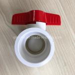 PVC Water Supply Compact Ball Valve with Seat Seal UV Protection SGS Certified