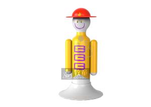 Wholesale Kids Water Play Equipment Snowman Water Toy For Lake Banzai Water Slide Splash Park from china suppliers