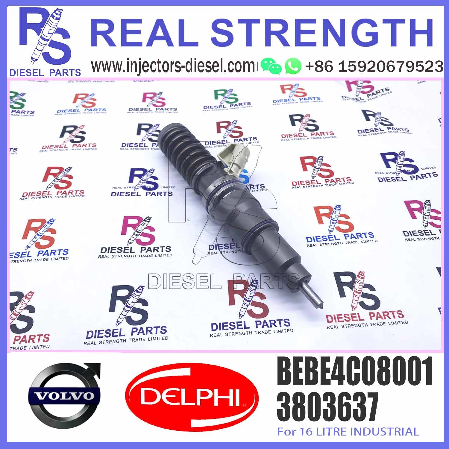 High Quality New Diesel Engine Parts Fuel Injector 3829087 Common Rail Fuel Injector BEBE4C08001 For Diesel Engine