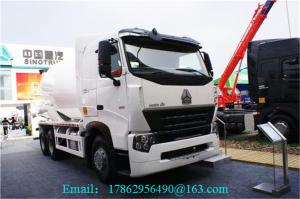 Wholesale SINOTRUK HOWO A7 Mobile Concrete Mixer Truck 336 HP With 9.726L Displacement from china suppliers
