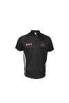 180 GSM 100% Polyester Men Stand Collar Short Sleeve T Shirt Sublimation