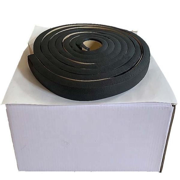 Modern Square Swellable Bentonite Rubber Waterstop Strips in Black for