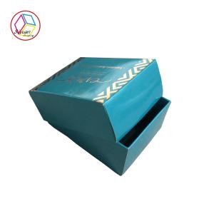 Wholesale Navy Color Fancy Cardboard Gift Boxes Gold Foil Stamping OEM Service from china suppliers