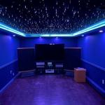 Polyester Fiberboard Ceiling Light Panel 9mm Thickness 90W For Decoration