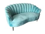 Bule Velvet Fabric Tufted Modern Chesterfield Sofa For Big Lots Living Room