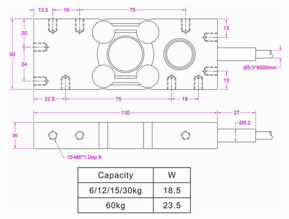 stainless steel load cell high accuracy