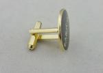 Black Sarfvik Golf Deluxe Stamped Cufflinks With 3d Photo Synthetic Enamel