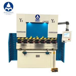 China Hydraulic Press Brakes 1600mm Worktable Servo Press Brake CNC Controller Smooth Metal on sale