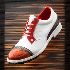 Wholesale Anti Slip Anchor Personalised Golf Shoes PU Leather Upper from china suppliers