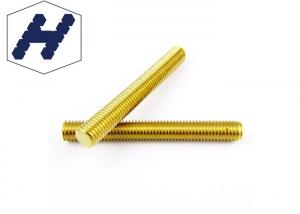 M2-M30 Copper Threaded Rod Studs Alloy Steel With Nut And Washer