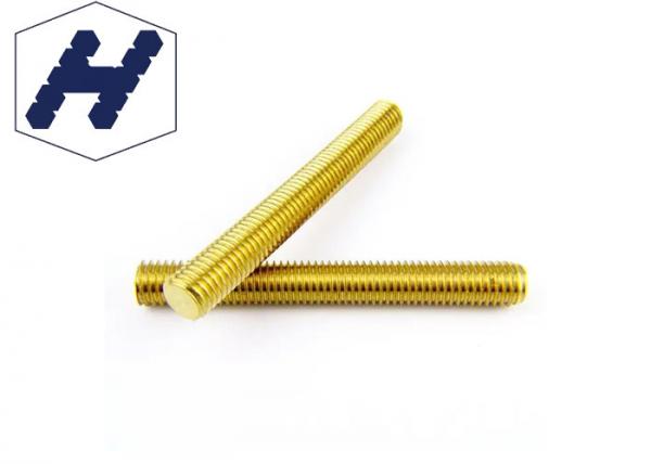 Quality M2-M30 Copper Threaded Rod Studs Alloy Steel With Nut And Washer for sale