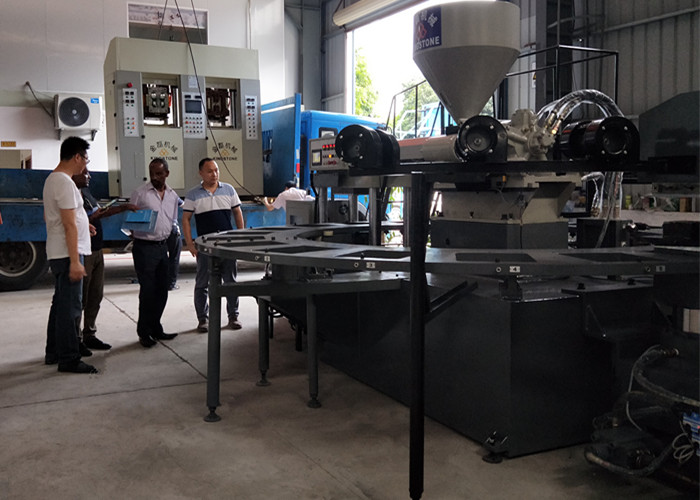 Rotary Table 24 Station Air Blow Plastic Slipper Chappal Machine