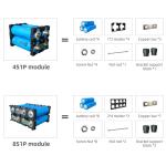 3.2V 100ah 320Wh Solar LiFePO4 Battery Cells With Connecotors Busbar
