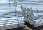 Straight Seam Galvanized Metal Pipe , Smooth Galvanized Round Tubing For