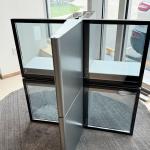 Standard Plane Frame Curtain Wall System Tempered Glass For Architecture