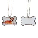 Personalized Double Sided Metal Sublimation Dog Tags For Sublimation Photos