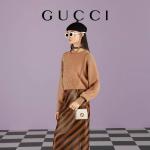 White Leather Custom Branded Bags Medium Blondie Gucci Handbag