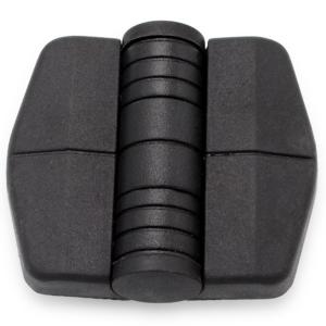 Wholesale Plastic Butterfly Door Hinges Black Rotate 90 Degrees from china suppliers