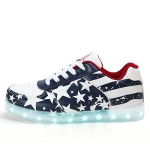 Wholesale 7 Colors Flashing and Glinting in the Dark Shining Shoes Led Sneakers from china suppliers