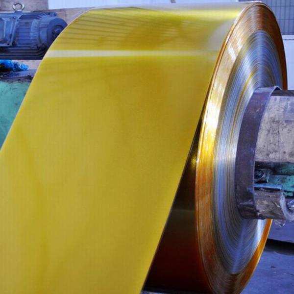 ETP Electrolytic Steel Tinplate Gold Colour Printed Sheet For Making Metal
