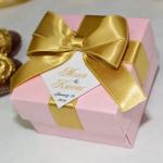 Customized Printing Luxury White Party Candy Bar Box Weeding Door Gift Chocolate