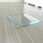 Solid Low Iron Tempered Glass , Customized Ultra Clear Glass For Building