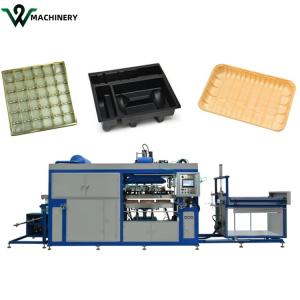 Wholesale Automatic plastic vacuum forming machines coffee cup lid making machine from china suppliers