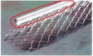 Wholesale Hot Dipped Galvanized Corner Bead , 2.7 Meter 30mm Wings Plaster Angle Bead from china suppliers