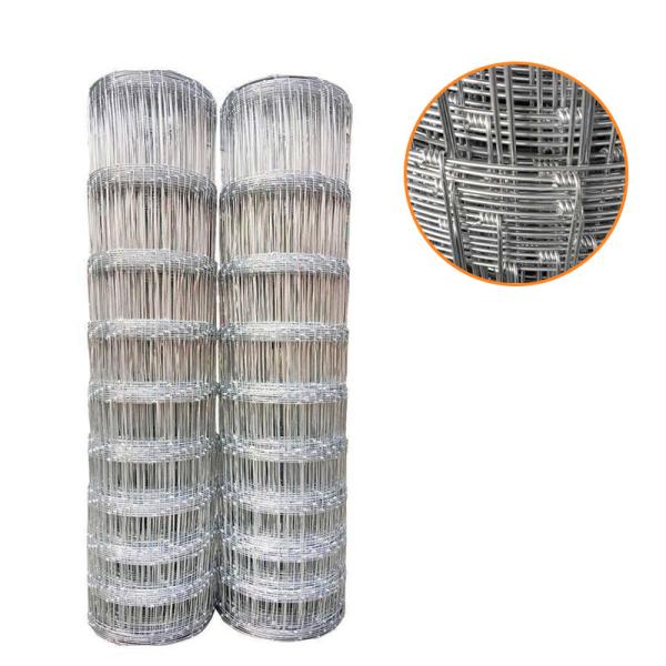 Galvanized Fixed Knot Field Fence Metal Iron White Garden Fence Aluminum Fence
