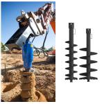 585mm Hydraulic Earth Ground Auger With 496Nm Torque Range For Construction