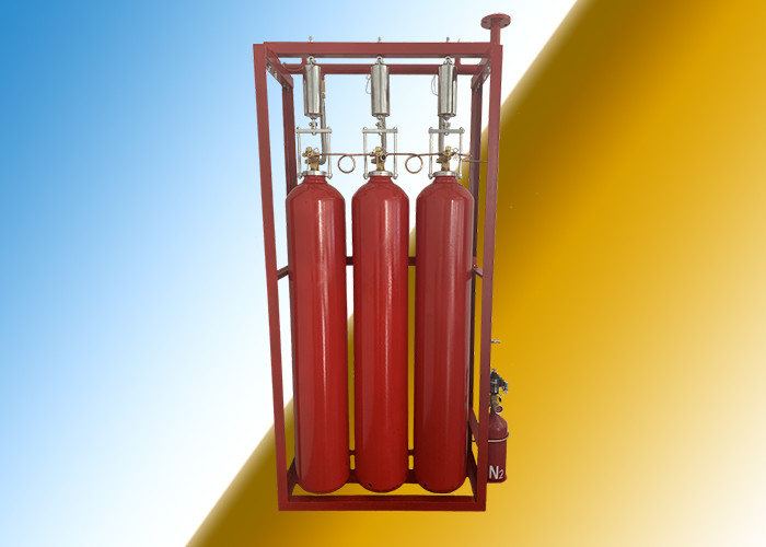 Quick Response Pipe Network CO2 Fire Suppression System 70Ltr 0.6kg/L Filling Rate 6.0MPa Nitrogen Pressure