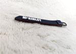 Nickel - Free Bag Accessory Rubber Zipper Puller Embossed Silicone Logo