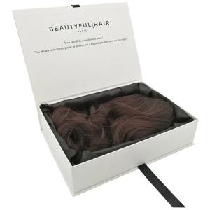 Wholesale Magnet Hair Bundles Wig Gift Storage Box CMYK Color Printing from china suppliers