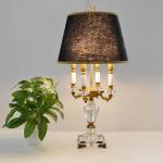 Modern Crystal Lamp lighting bedroom bedside lamp luxury fashion crystal table