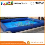 Circle / Square Large Adult Inflatable Swimming Pool Commercial Inflatable Water