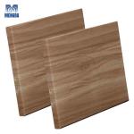 Airports Aluminium Curtain Wall Wood Grain Panel Customized Size