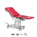 Pink Mattress Alluminium Alloy 1 Year Warranty 600mm Width Ot Table With FDA CE
