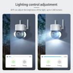 Graffiti Tuya CCTV Surveillance Camera 300W HD Full Colour Night Vision Two Way