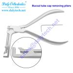 Buccal tube cap removing pliers of ortho pliers for dental instruments