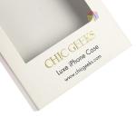 Compact Mobile Phone Case Packaging Box Lightweight With Clear Window