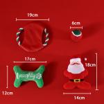 Christmas Pet Gift Set Knotted Frisbee Toy Ball Dog Chewing Accessories Holiday
