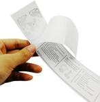 Custom RFID 860~960MHz 475*54mm Luggage Label Sticker Baggage For Tracking