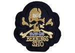 Wholesale Ghost Gold Lurex Embroidery Skull Patch Sew On for Jacket