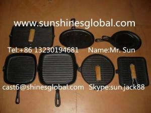 Wholesale Cast Iron Frying Pan/Cast Iron Skillet &Grill Pan/Cast Iron Camp Oven from china suppliers