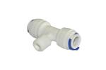 Polopropylene Material Water Purifier Accessories Plastic K6064 Tee Joint CE