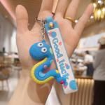 Adorable Cartoon Silicone Keychain Cute Kawaii Anime Cool Keychains For