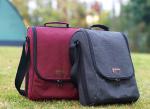 Factory supply Ice insulated nylon wine bottle cooler bag for three wines