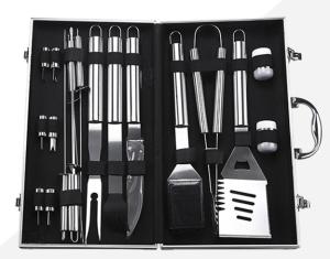 Wholesale Wholesale 18PCS Barbecue Tool Set With Aluminum Case For BBQ TOOL MaterialStainless Steel from china suppliers