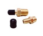 1/8" NPT Tank Valve , Anti Corrosion Brass Schrader Valve With 1/4" Male NPT